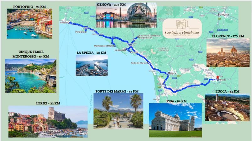 Castello Di Pontebosio Luxury Resort Licciana Nardi المظهر الخارجي الصورة